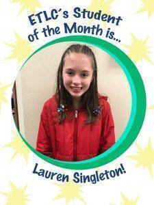 ETLC student of the month