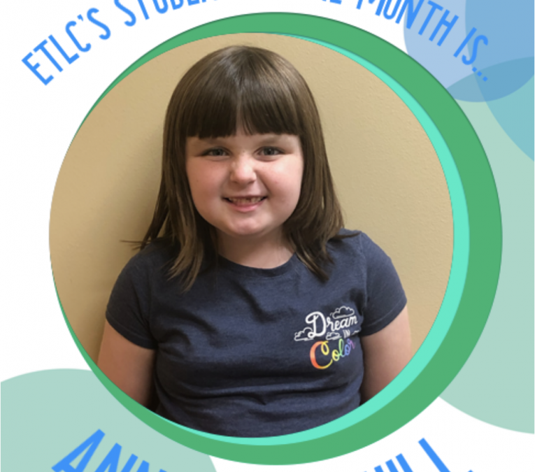 ETLC SEPTEMBER STUDENT OF THE MONTH: URBANDALE