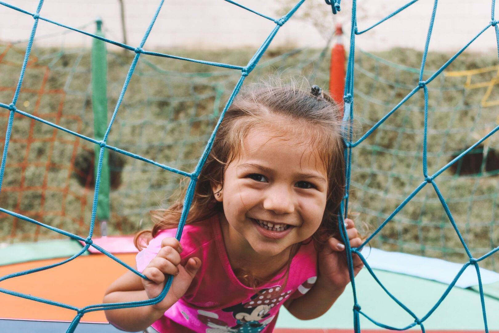 little girl at playground