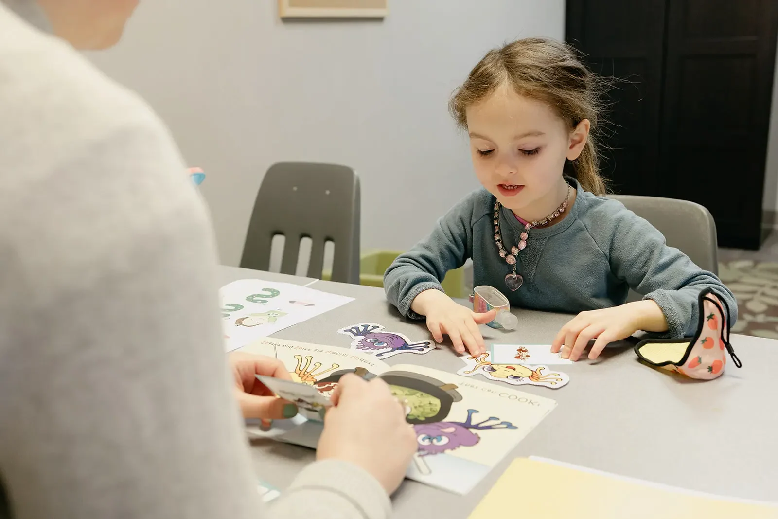 Speech Therapy Child at speech therapy session